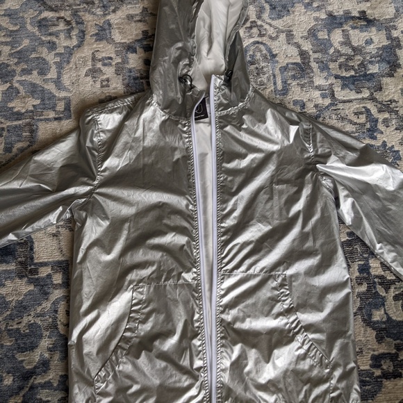 Original Use Jackets & Coats Mens Small Silver Windbreaker Jacket Poshmark